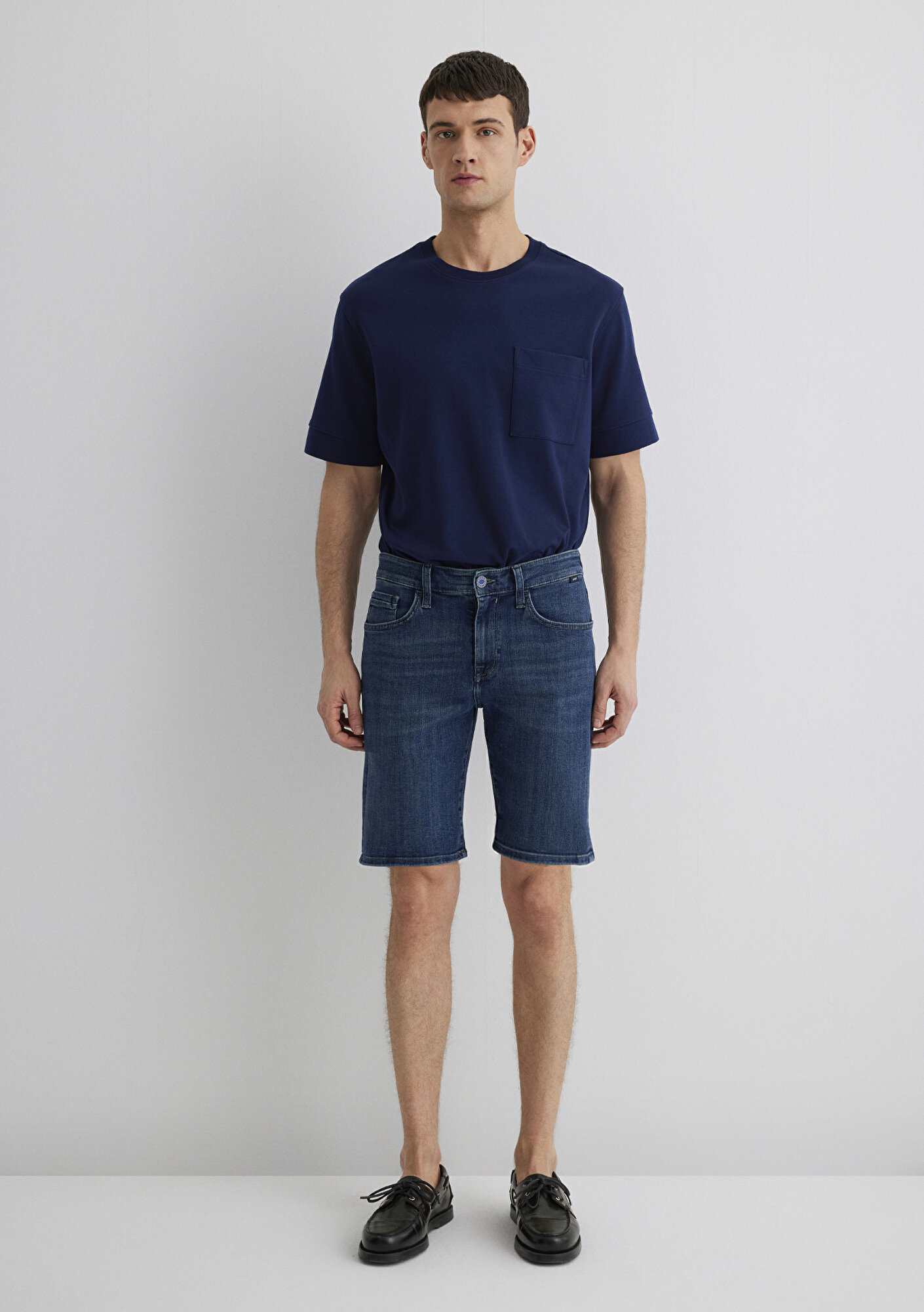 Mavi Brian Premium Blue Koyu Vintage Mavi Jean Şort 0418489817