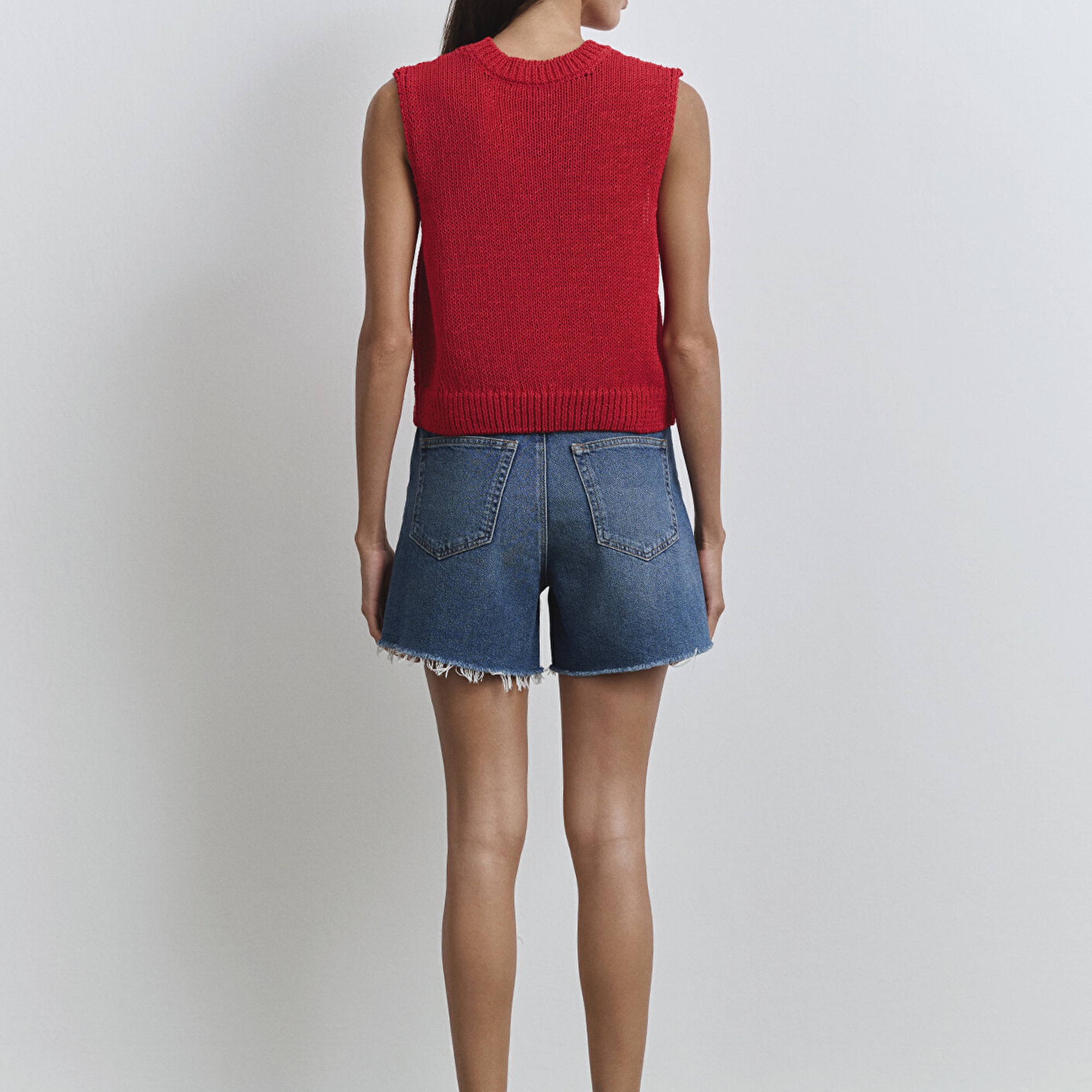 Mavi Millie 90lar Koyu Mavi Jean Şort 1458989751