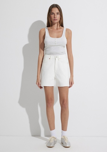  Mavi Millie 90lar Beyaz Jean Şort 1458989753