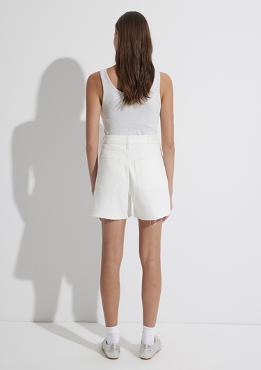  Mavi Millie 90lar Beyaz Jean Şort 1458989753