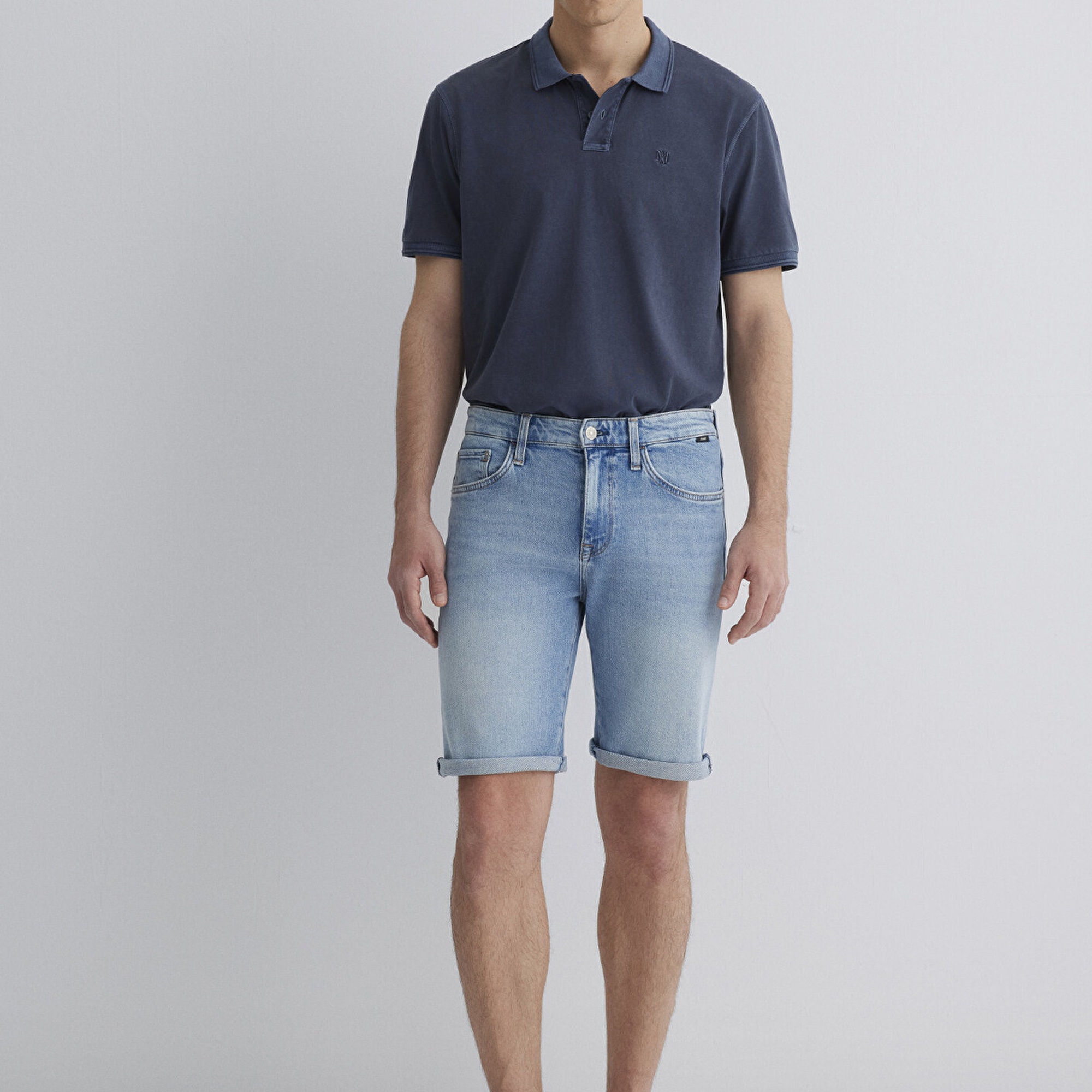 Mavi Brian 90lar Canlı Mavi Jean Şort 0418489818