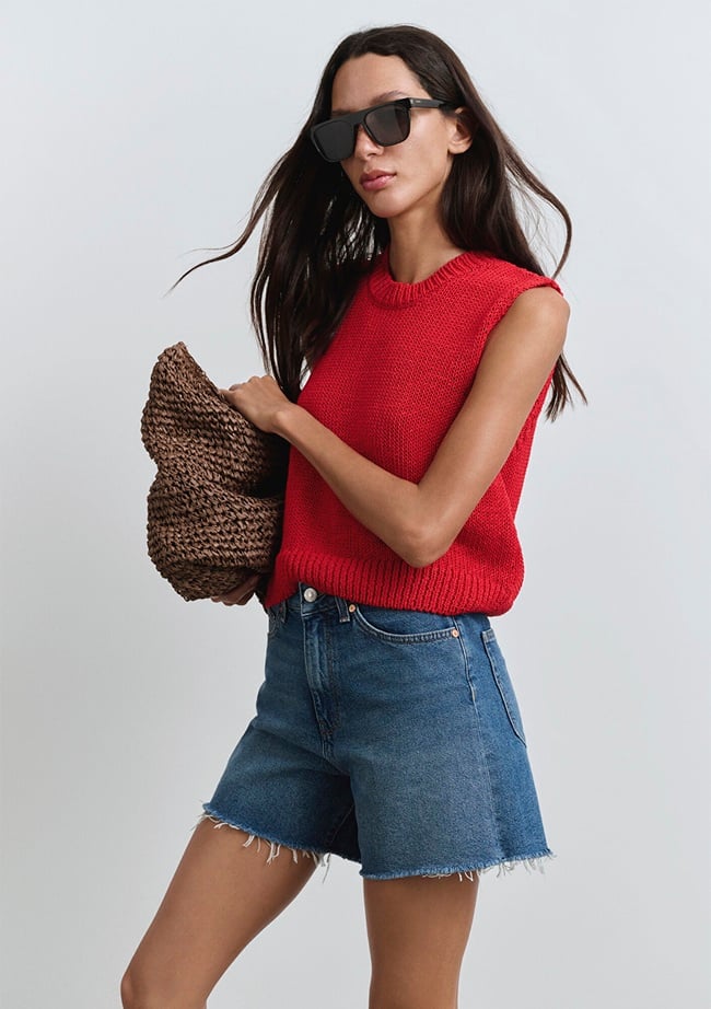  Mavi Millie 90lar Koyu Mavi Jean Şort 1458989751