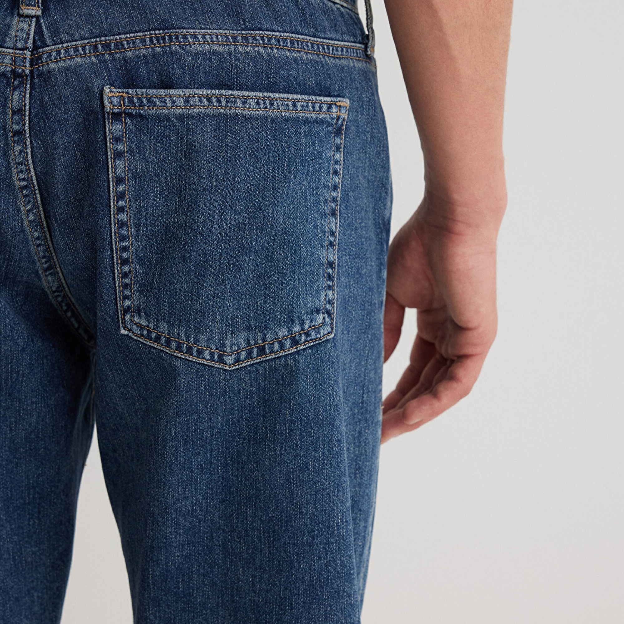 Mavi Lucas Street Gölgeli Koyu Mavi Jean Şort 0412607-89929