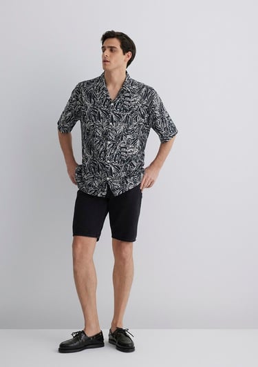  Mavi Lucas Street Koyu Gri Jean Şort 0412607-89928