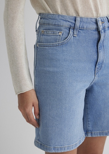  Mavi Eliana Casual Açık Mavi Jean Şort 1411221-89750