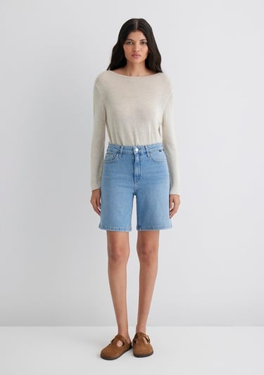  Mavi Eliana Casual Açık Mavi Jean Şort 1411221-89750