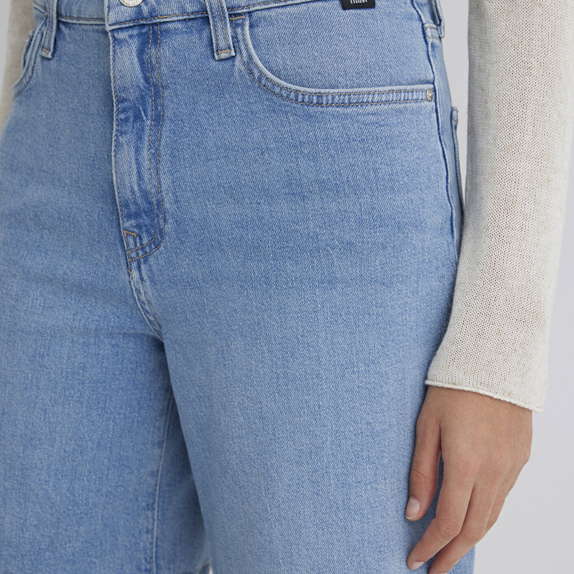 Mavi Eliana Casual Açık Mavi Jean Şort 1411221-89750