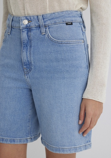  Mavi Eliana Casual Açık Mavi Jean Şort 1411221-89750