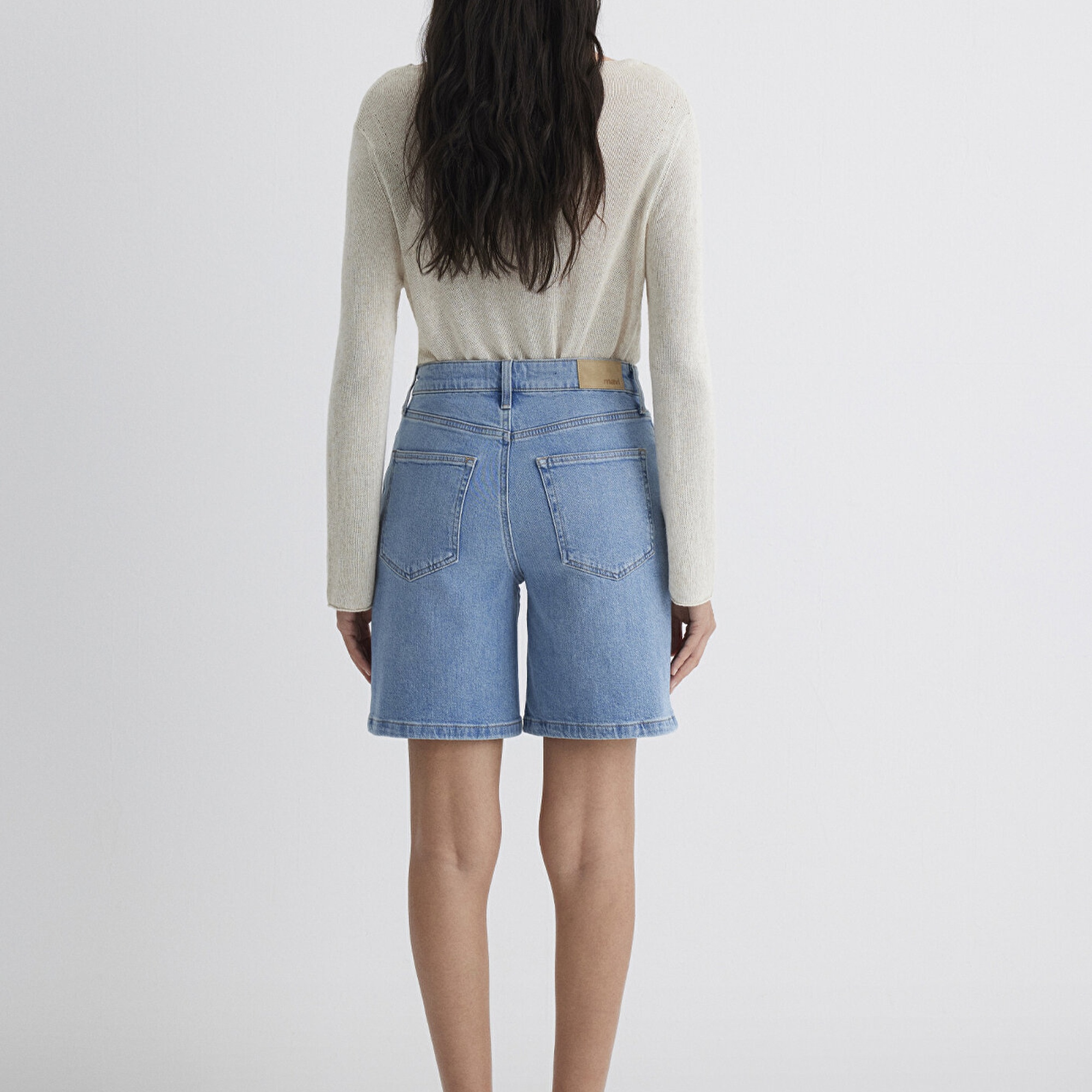 Mavi Eliana Casual Açık Mavi Jean Şort 1411221-89750