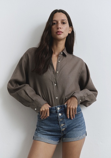  Mavi Fiora 90lar Puslu Indigo Mavisi Jean Şort 1411222-89780