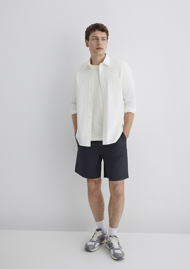  Mavi Siyah Şort 0410266-900