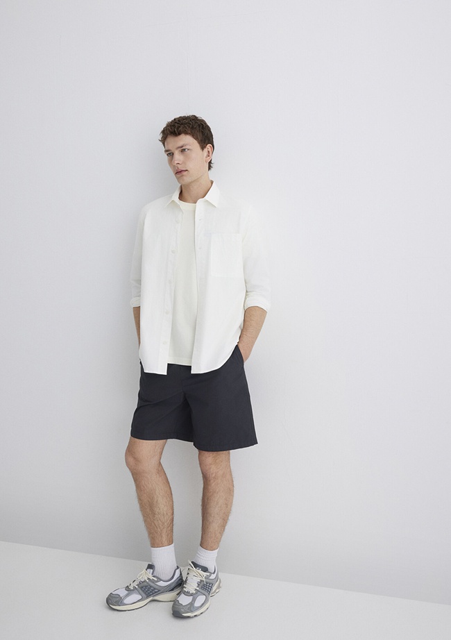  Mavi Siyah Şort 0410266-900