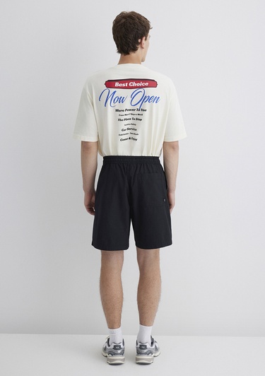  Mavi Siyah Şort 0410266-900