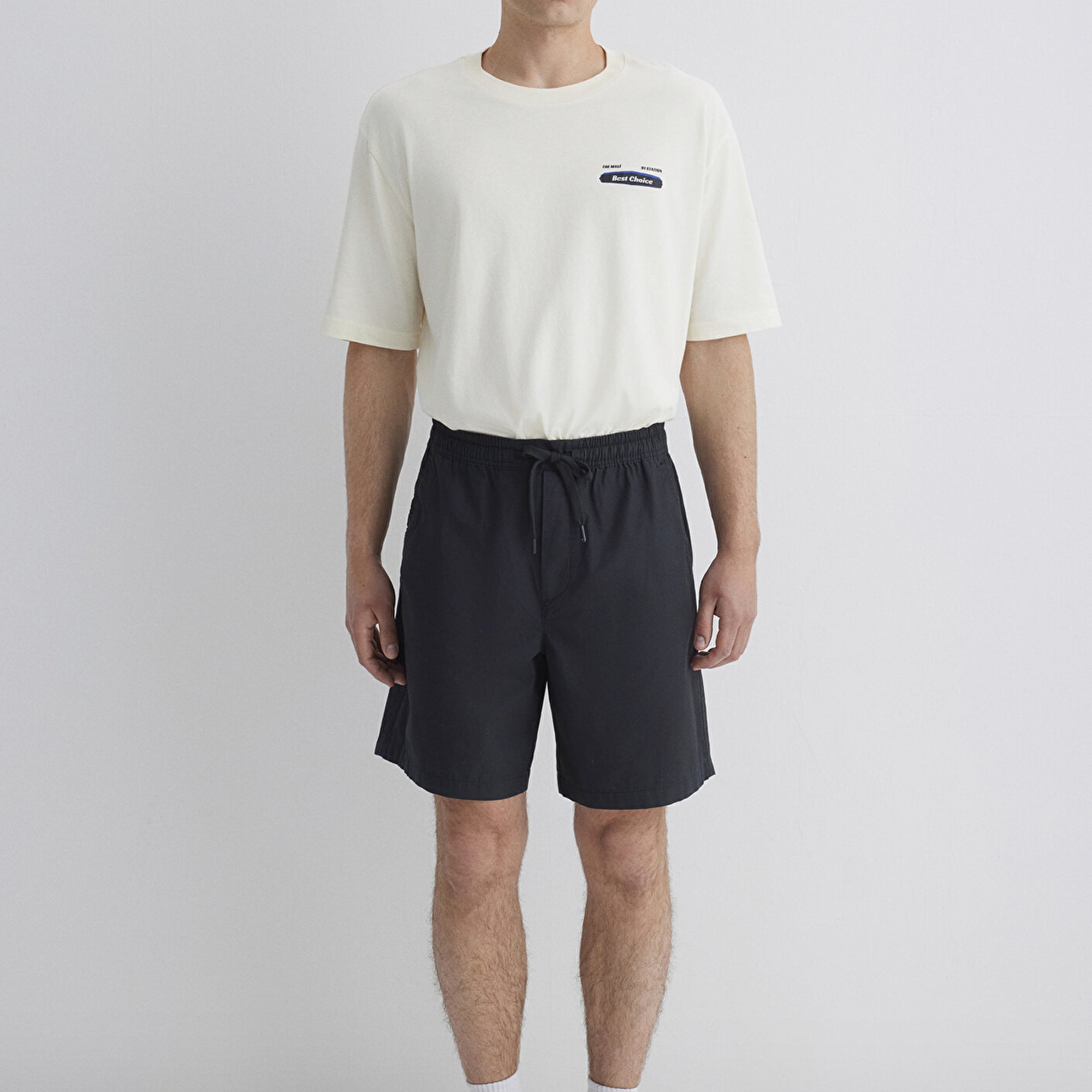 Mavi Siyah Şort 0410266-900