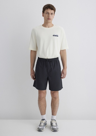  Mavi Siyah Şort 0410266-900