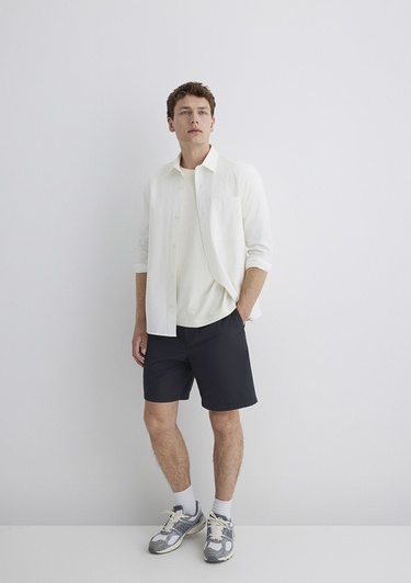  Mavi Siyah Şort 0410266-900