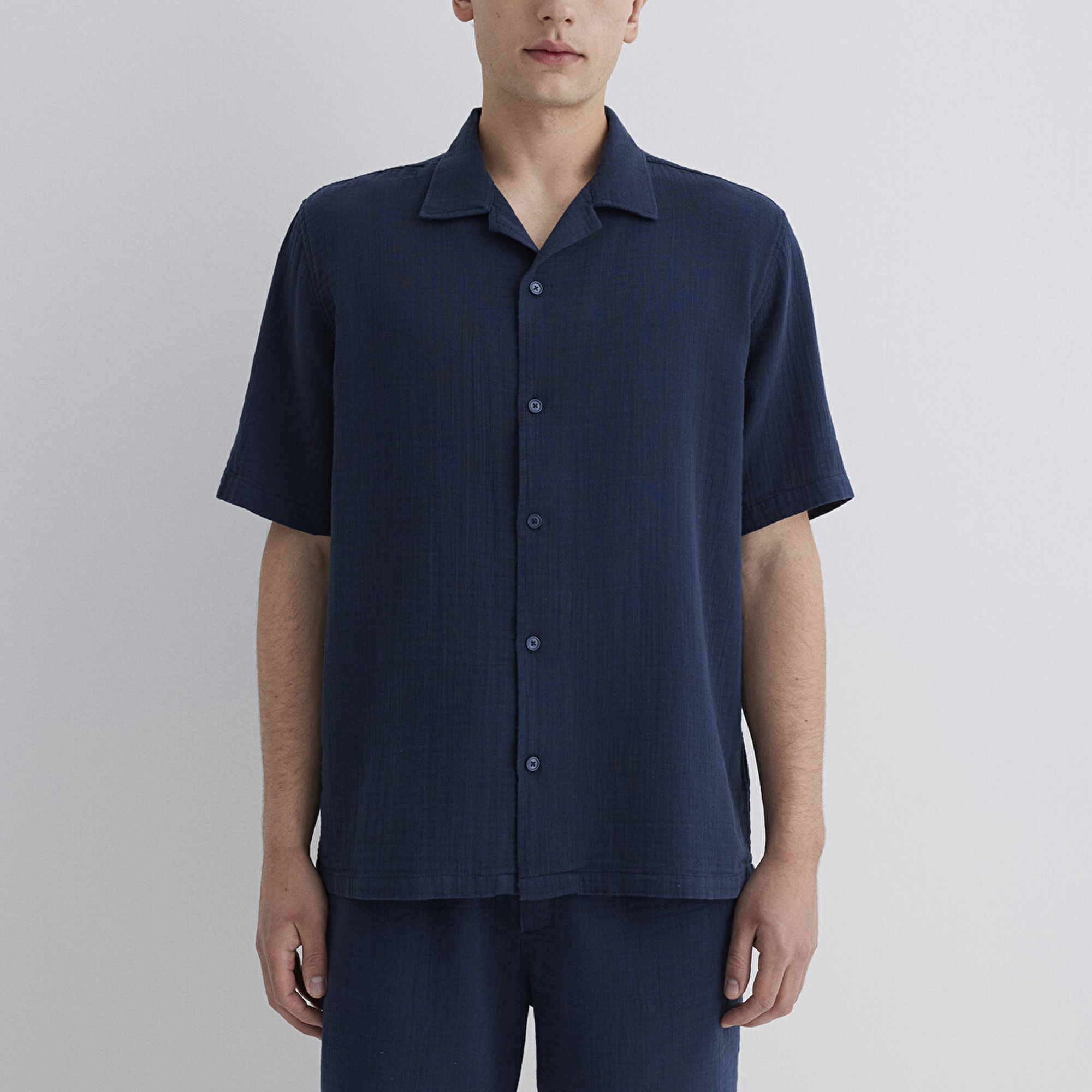 Mavi Lacivert Gömlek Regular Fit / Normal Kesim 0211532-82183