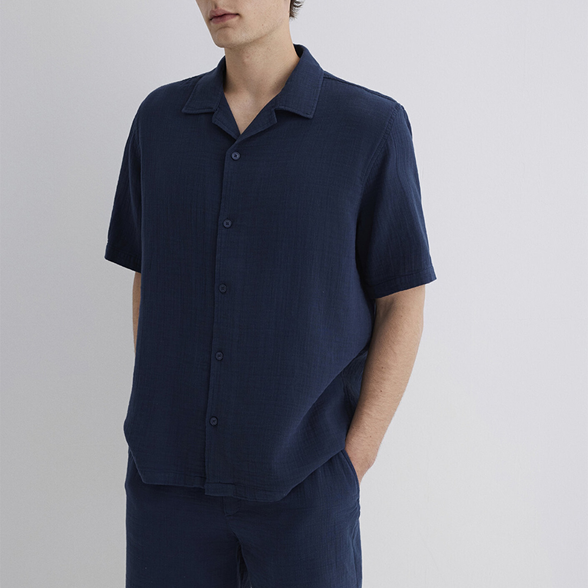 Mavi Lacivert Gömlek Regular Fit / Normal Kesim 0211532-82183