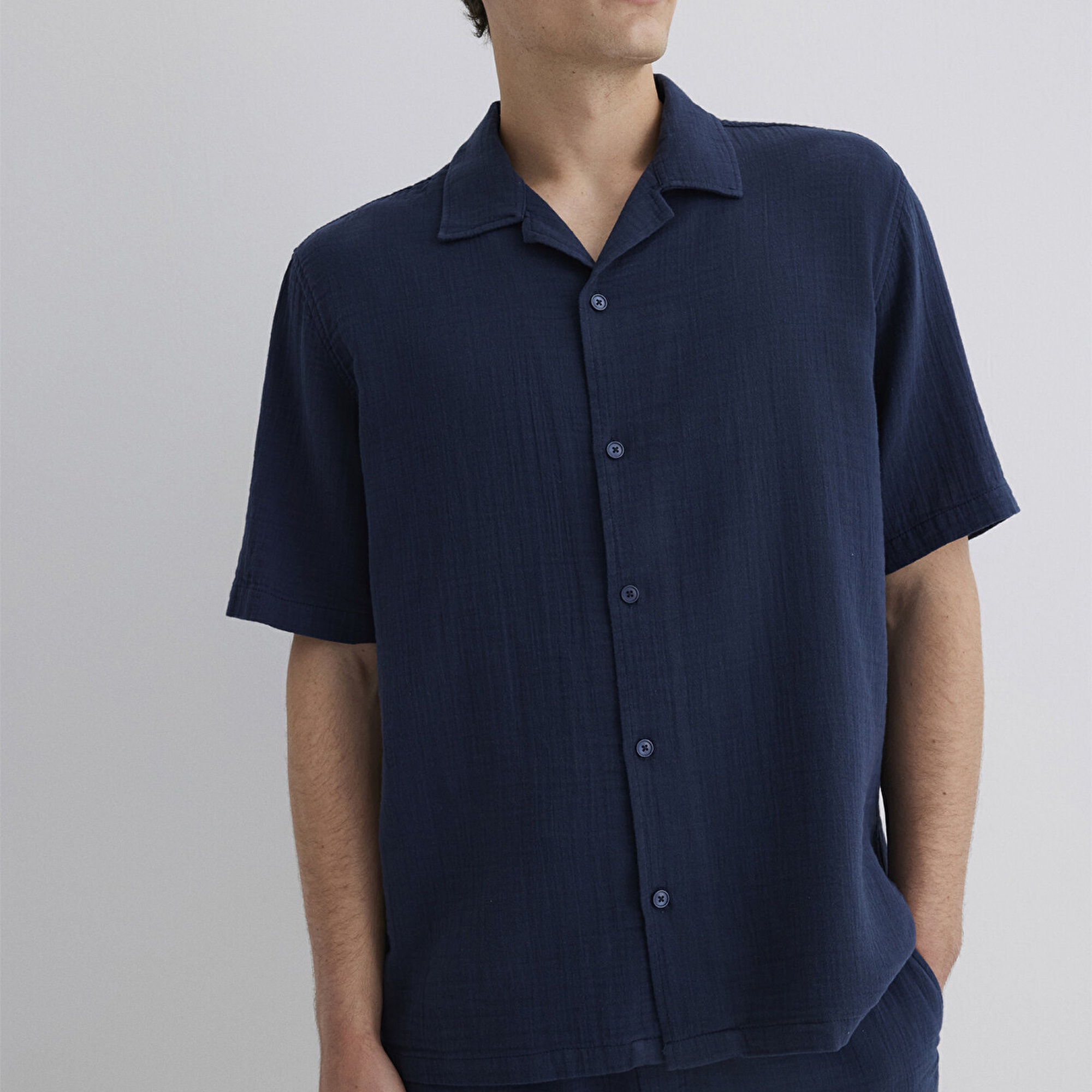 Mavi Lacivert Gömlek Regular Fit / Normal Kesim 0211532-82183