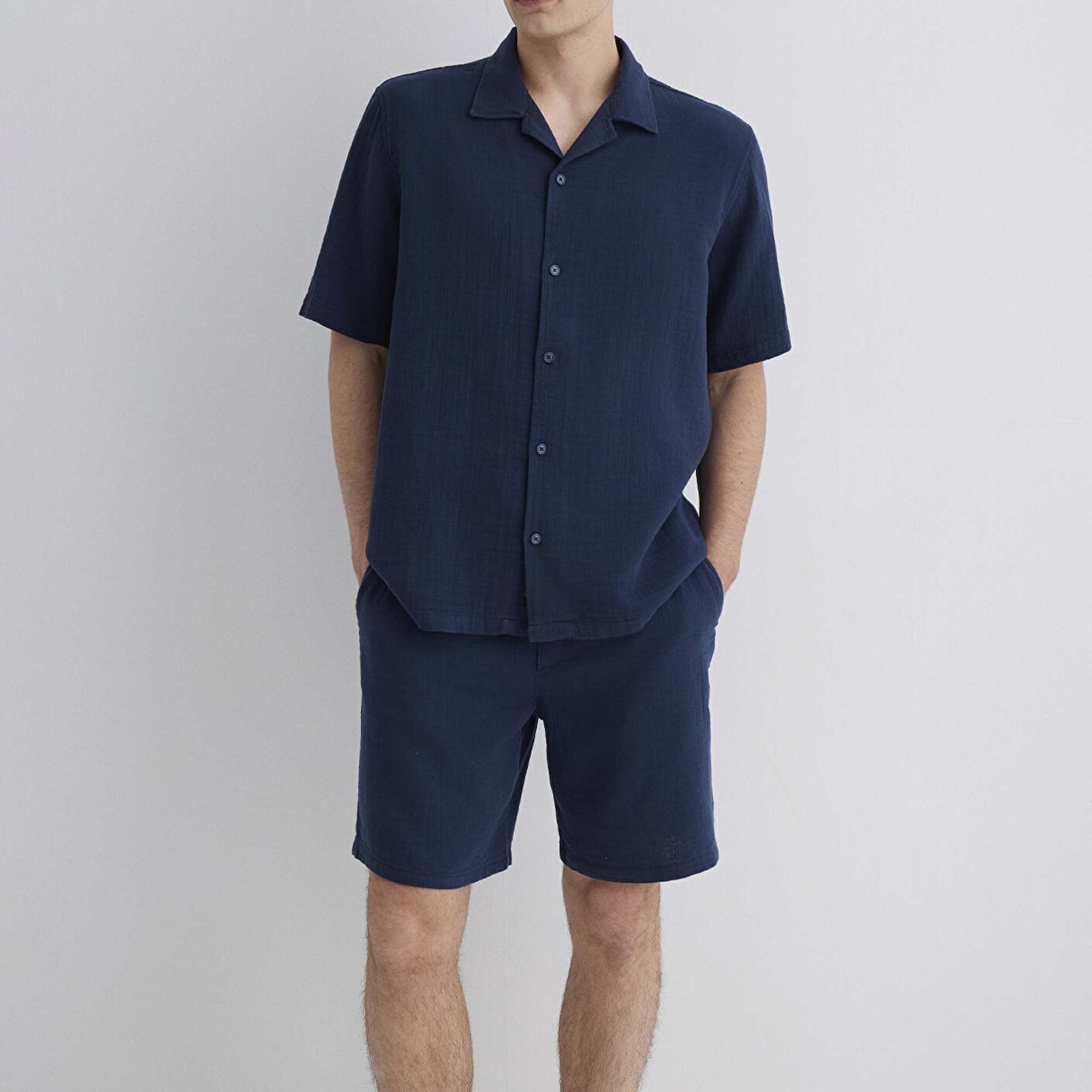 Mavi Lacivert Gömlek Regular Fit / Normal Kesim 0211532-82183