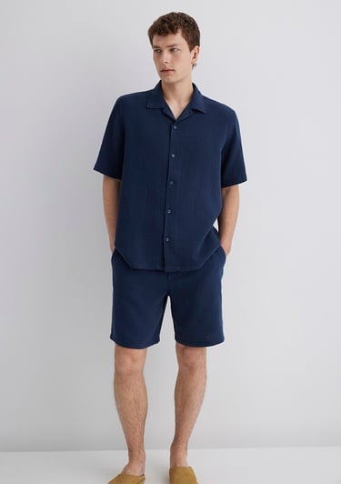  Mavi Lacivert Gömlek Regular Fit / Normal Kesim 0211532-82183