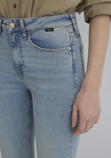  Mavi Maria Mavi Premium Puslu Açık Mavi Jean Pantolon 101225-89221