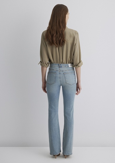  Mavi Maria Mavi Premium Puslu Açık Mavi Jean Pantolon 101225-89221