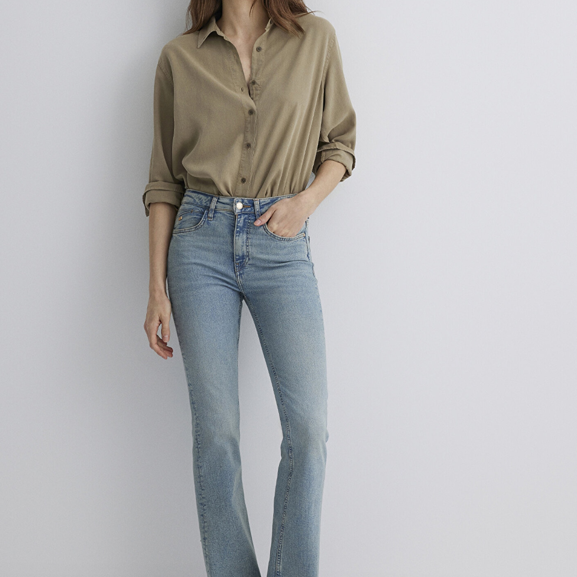 Mavi Maria Mavi Premium Puslu Açık Mavi Jean Pantolon 101225-89221