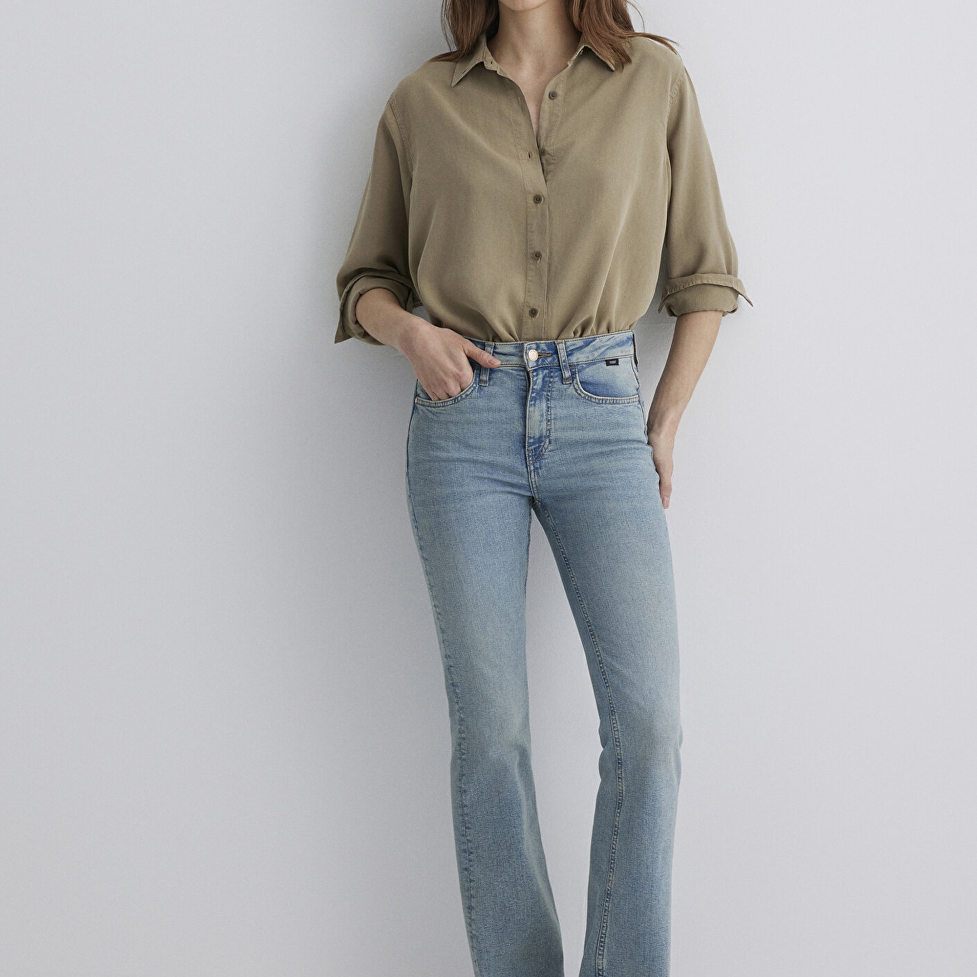 Mavi Maria Mavi Premium Puslu Açık Mavi Jean Pantolon 101225-89221