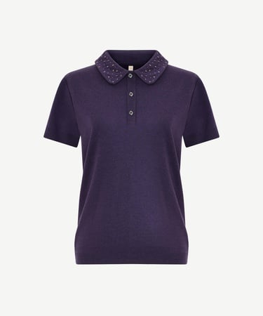  YARGICI Regular Polo Yaka Kısa Kol Kazak