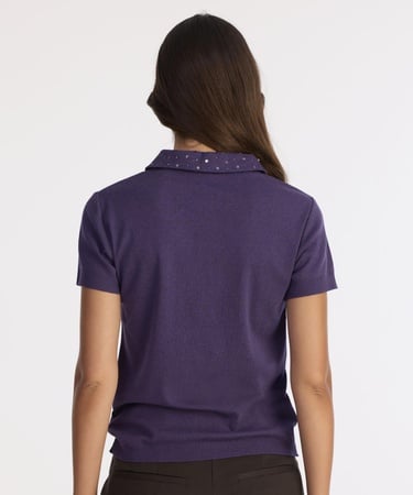  YARGICI Regular Polo Yaka Kısa Kol Kazak