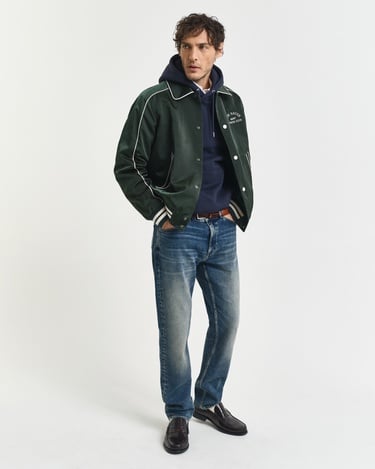  GANT Erkek Lacivert Regular Fit Kapüşonlu Sweatshirt