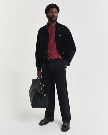  GANT Erkek Bordo Regular Fit Bisiklet Yaka T-Shirt