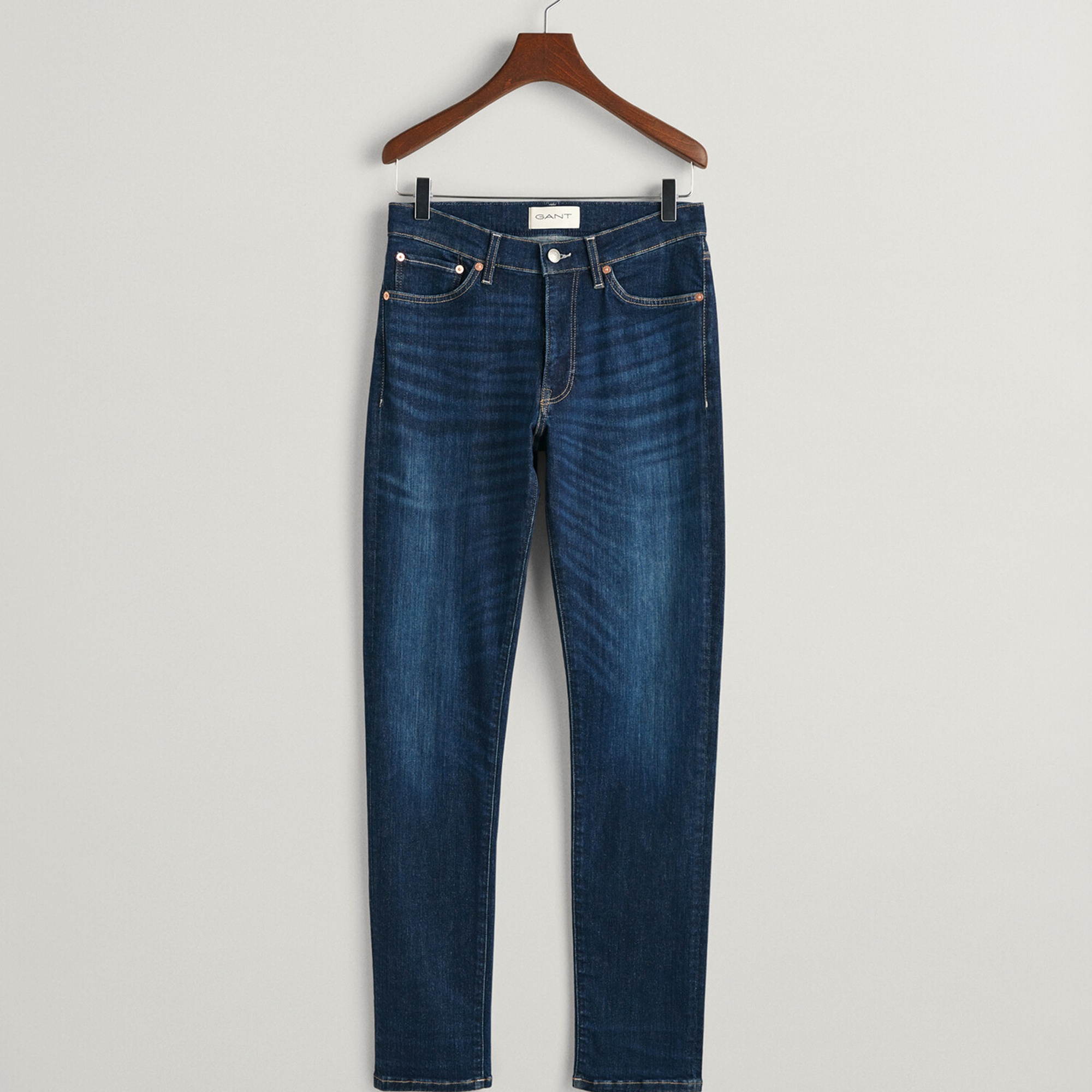 GANT Erkek Lacivert Extra Slim Fit Active Recover Jean