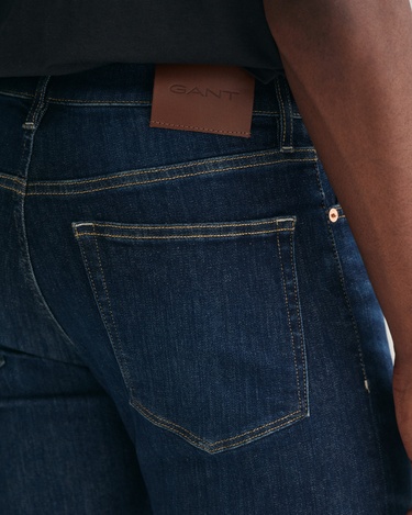  GANT Erkek Lacivert Extra Slim Fit Active Recover Jean