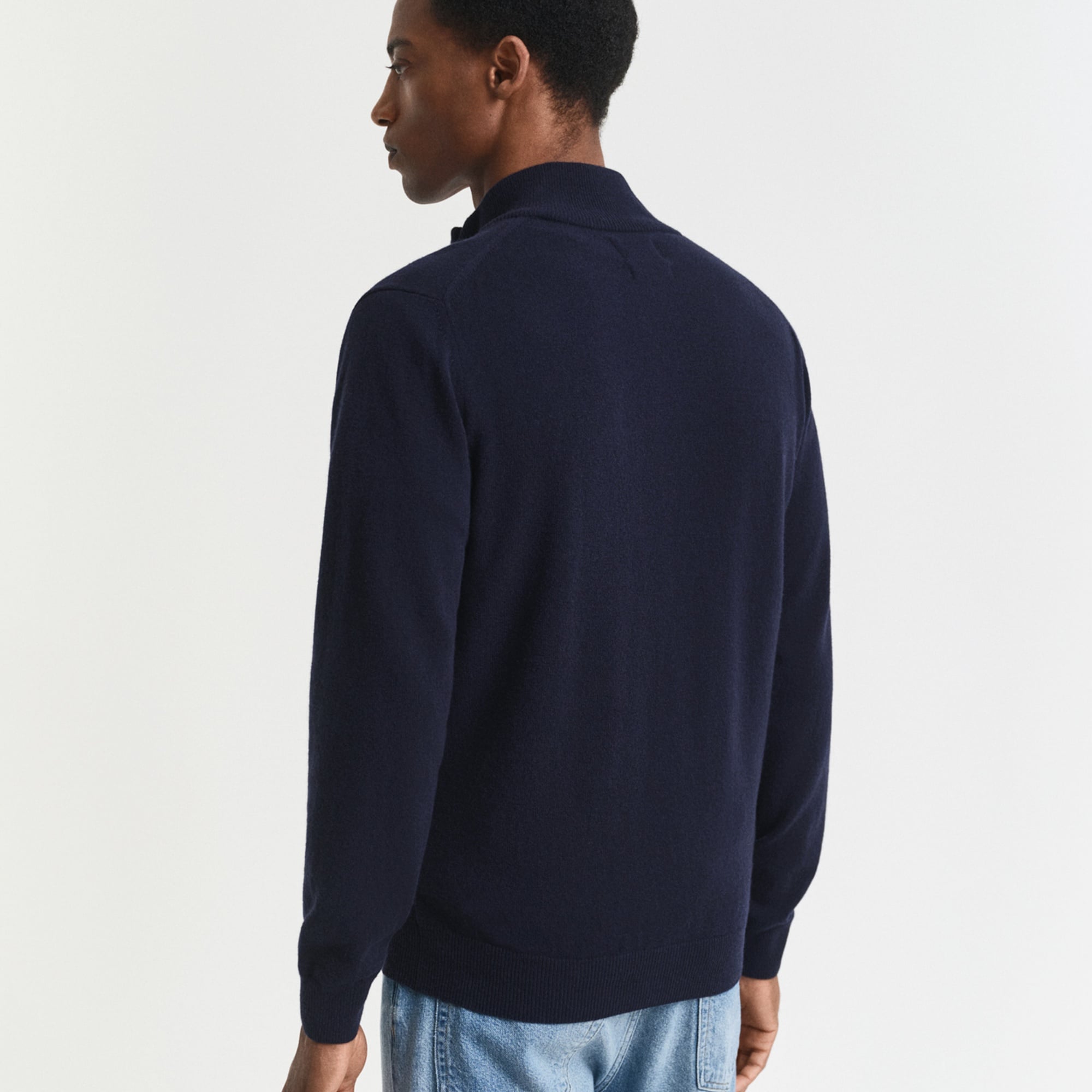 GANT Erkek Lacivert Regular Fit Hırka