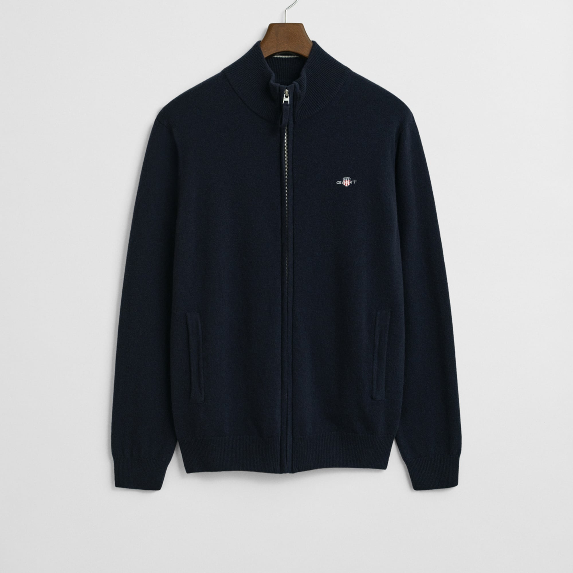 GANT Erkek Lacivert Regular Fit Hırka