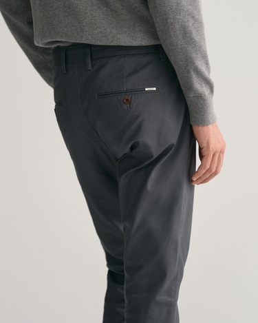  GANT Erkek Gri Slim Fit Chino Pantolon