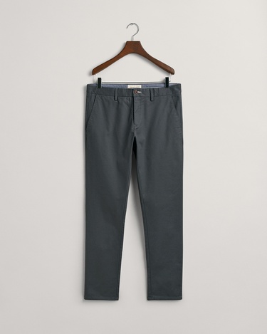  GANT Erkek Gri Slim Fit Chino Pantolon