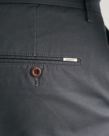 GANT Erkek Gri Slim Fit Chino Pantolon