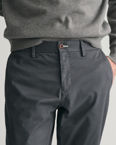  GANT Erkek Gri Slim Fit Chino Pantolon