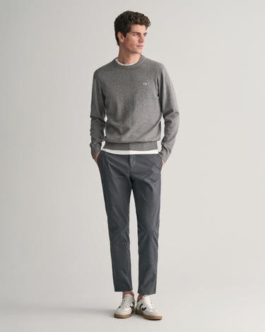  GANT Erkek Gri Slim Fit Chino Pantolon