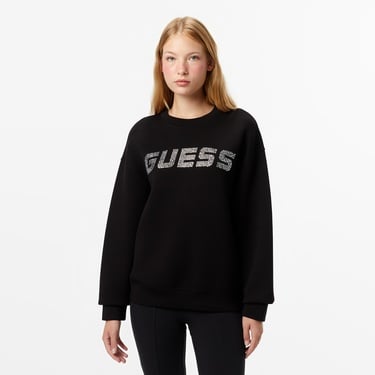  Guess Kadın Siyah Sweatshirt