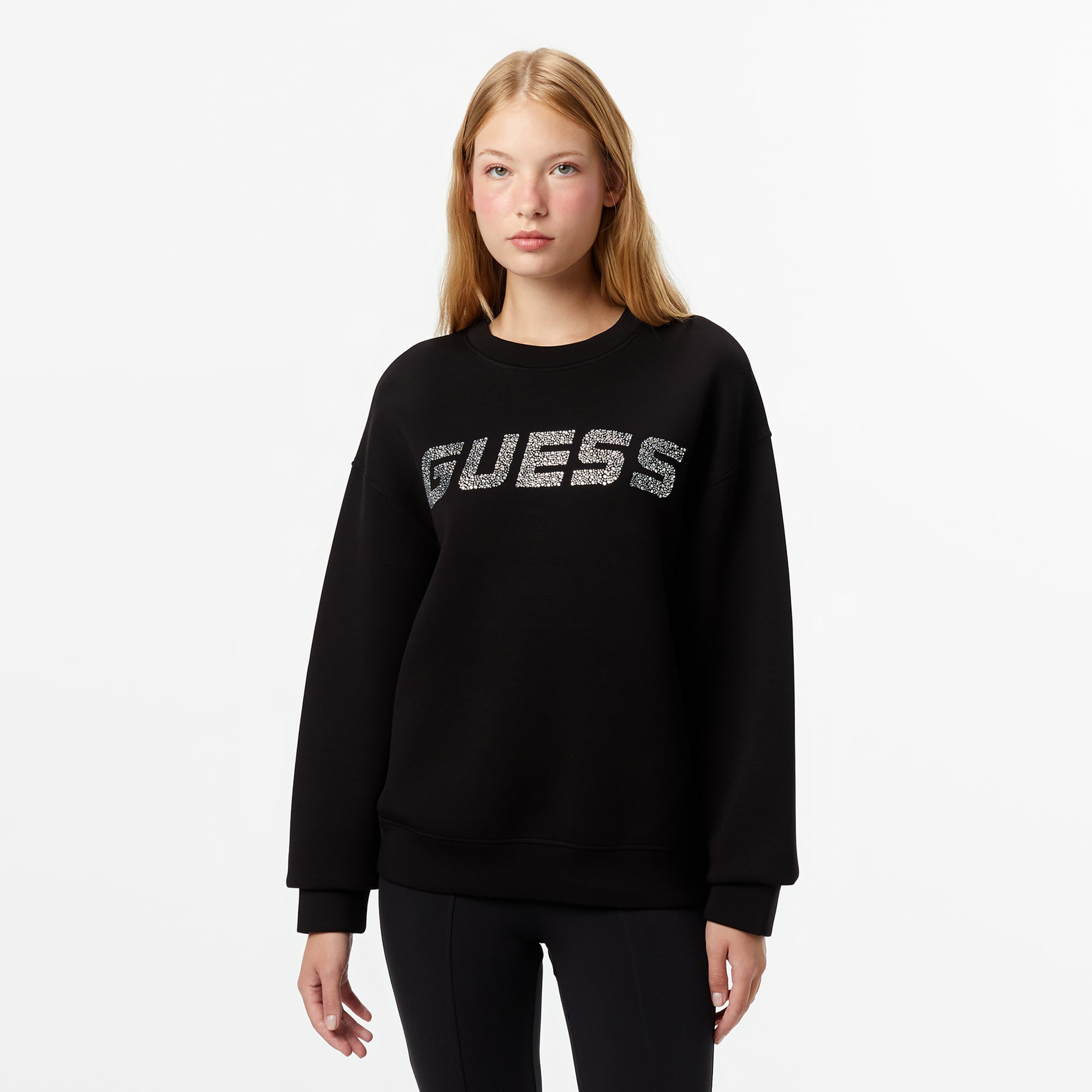  Guess Kadın Siyah Sweatshirt