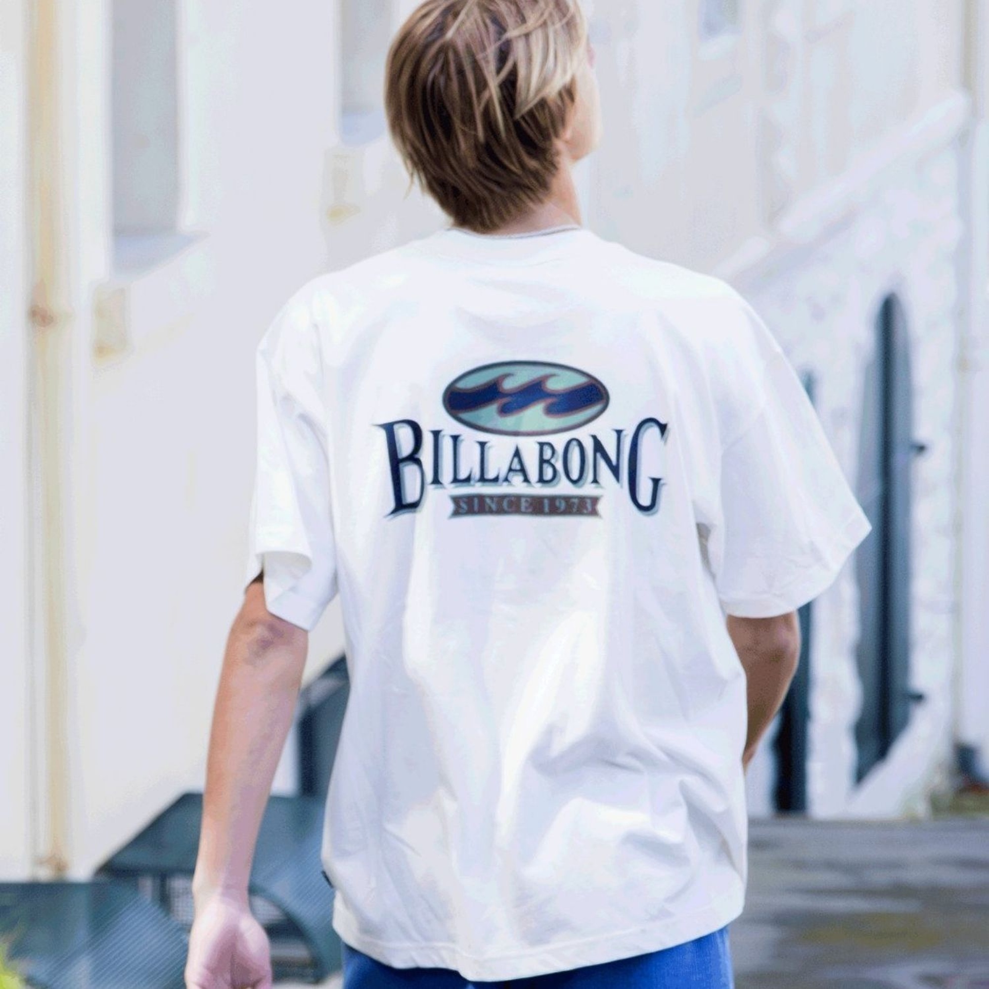 Billabong Double Spread Og Ss Erkek Beyaz Tişört