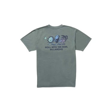  Billabong Roll Premium Ww Ss Erkek Mavi Tişört