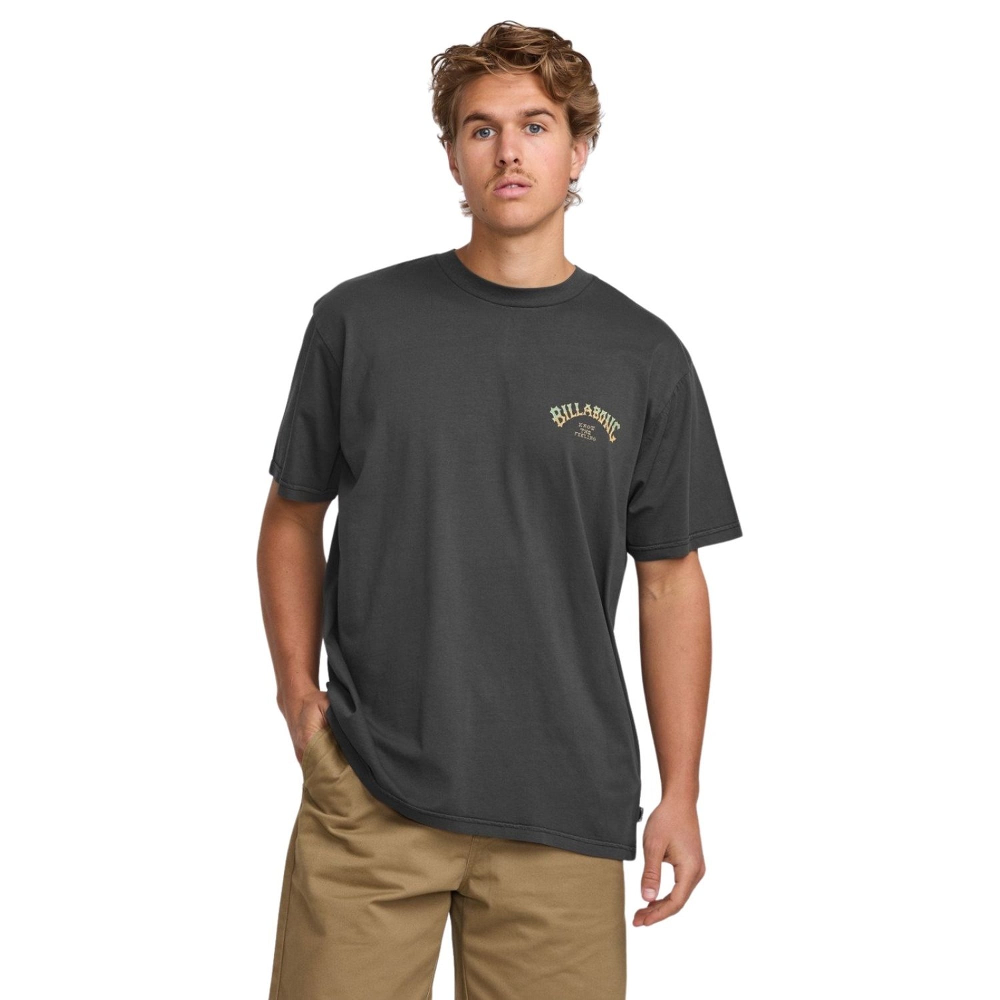 Billabong Hack Premium Ww Ss Erkek Siyah Tişört