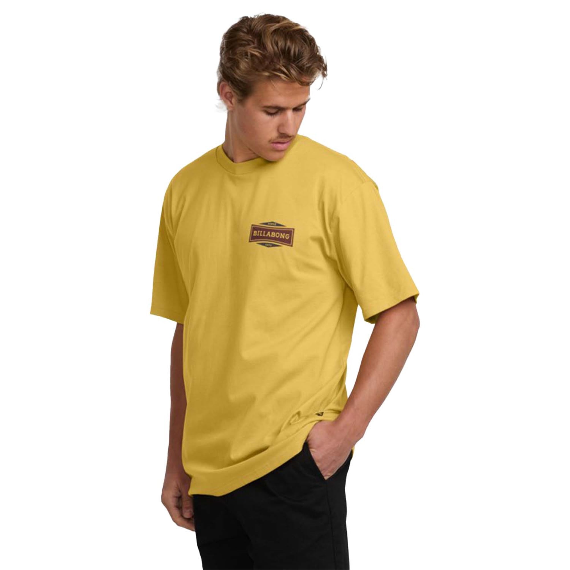 Billabong Walled Regular Ss Erkek Sarı Tişört