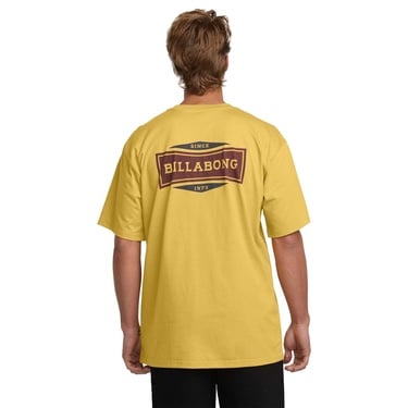  Billabong Walled Regular Ss Erkek Sarı Tişört