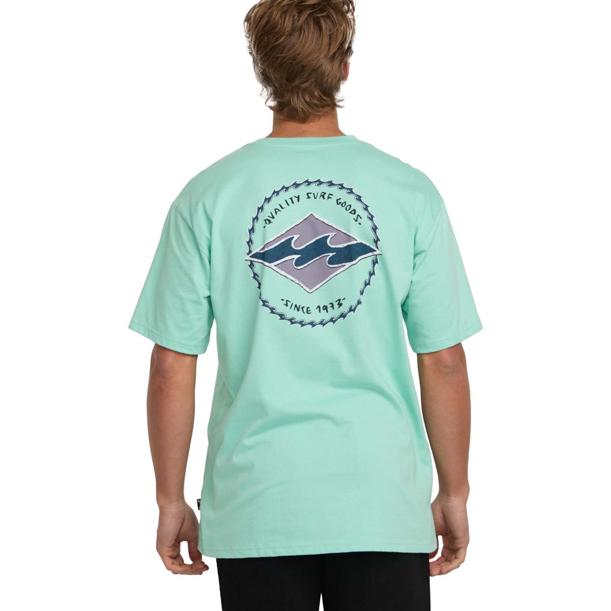 Billabong Rotor Diamond Regular Erkek Yeşil Tişört